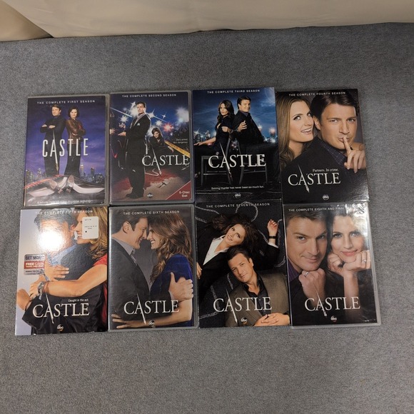Castle The Complete Series Seasons 1-8 DVD Set ABC Studios Nathan Fillion - Picture 2 of 3